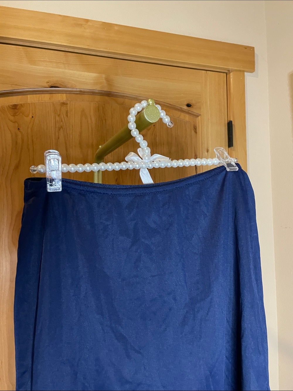 Classic Navy Slip Skirt - Women's Lightweight Layer Size S - Picture 7 of 12